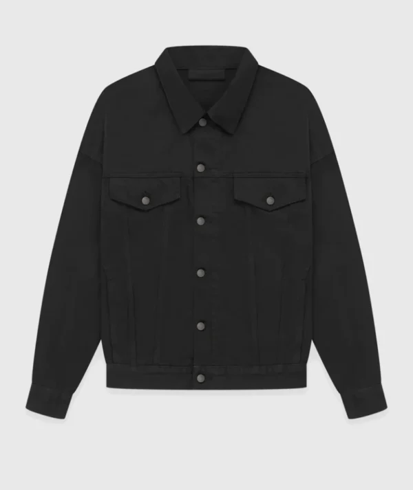 Essentials Fear of God Denim Jacket Black