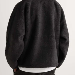 Essentials Fear of God Appliqued Logo Fleece Jacket