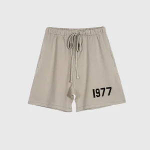 Fear of God Essentials 1977 Logo Shorts Beige